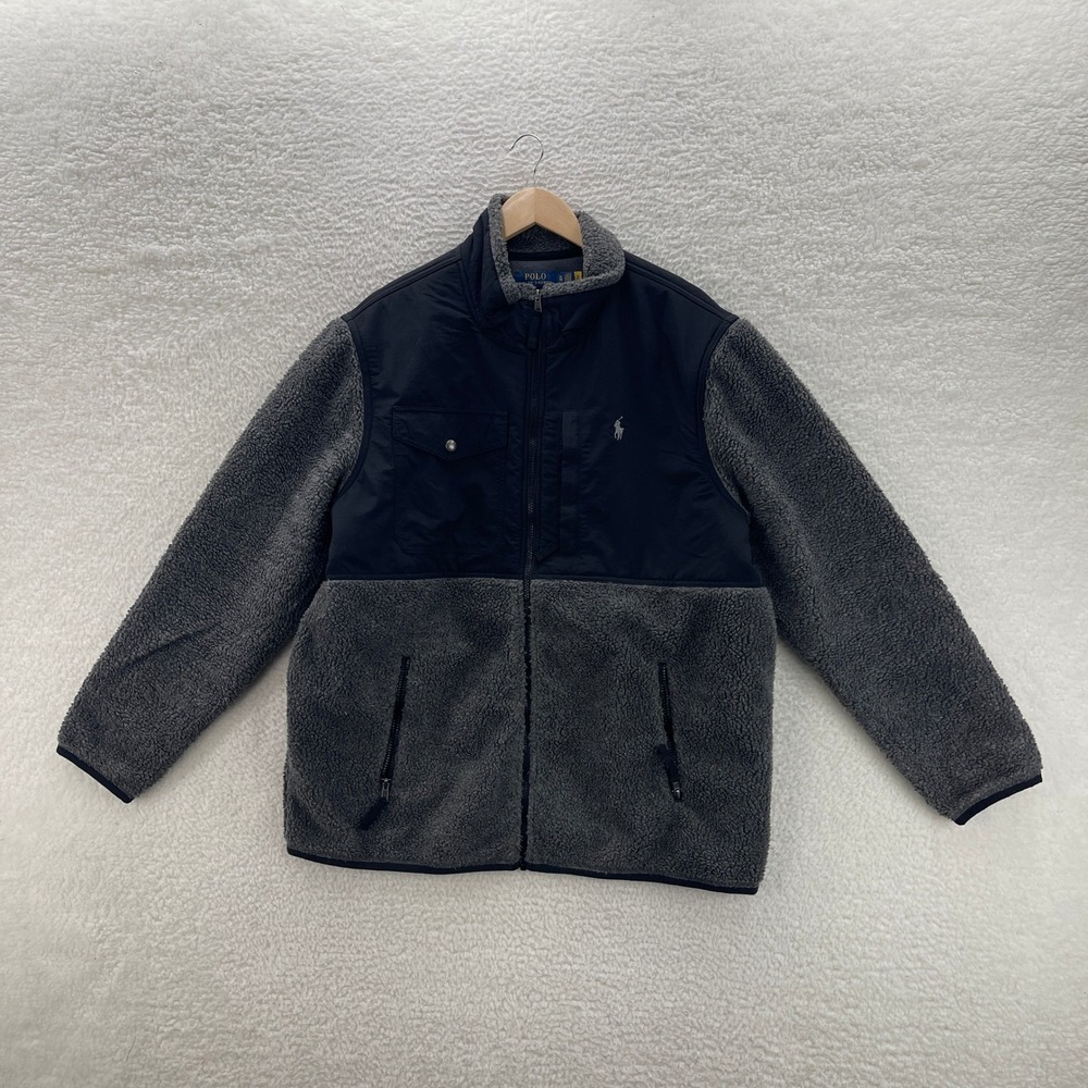 Polo Ralph Lauren Fleece Jacket Mens XL Sherpa Denali Style Outdoor Gorpcore